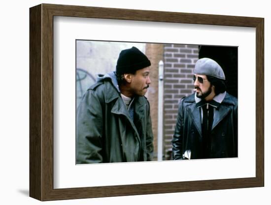 NIGHTHAWKS, 1981 directed by BRUCE MALMUTH Billy Dee Williams and Sylvester Stallone (photo)-null-Framed Photo