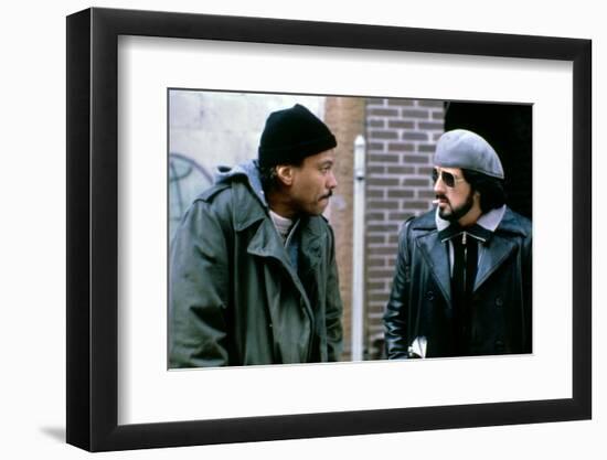 NIGHTHAWKS, 1981 directed by BRUCE MALMUTH Billy Dee Williams and Sylvester Stallone (photo)-null-Framed Photo