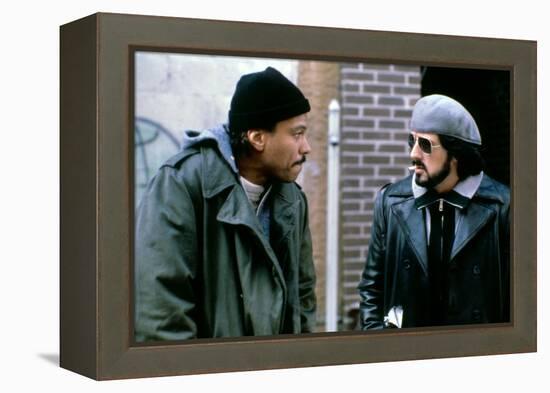 NIGHTHAWKS, 1981 directed by BRUCE MALMUTH Billy Dee Williams and Sylvester Stallone (photo)-null-Framed Stretched Canvas