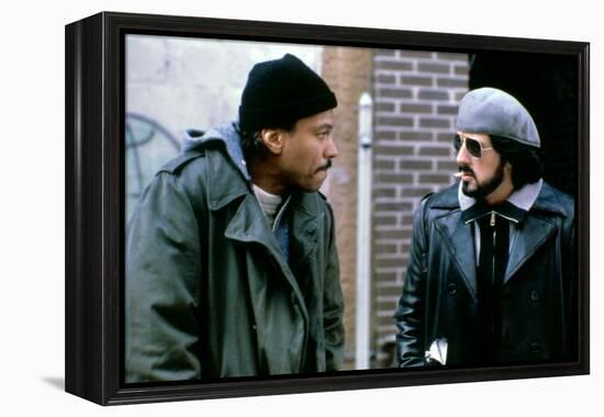 NIGHTHAWKS, 1981 directed by BRUCE MALMUTH Billy Dee Williams and Sylvester Stallone (photo)-null-Framed Stretched Canvas