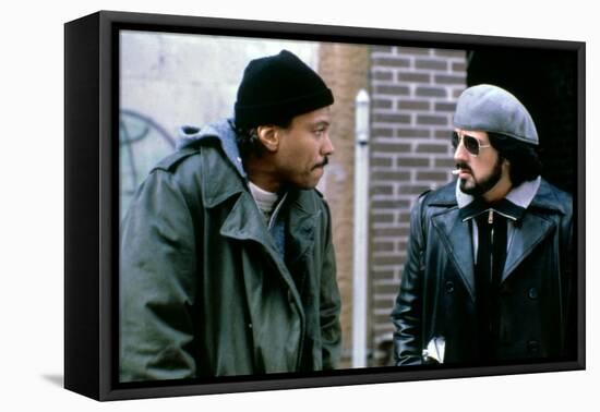 NIGHTHAWKS, 1981 directed by BRUCE MALMUTH Billy Dee Williams and Sylvester Stallone (photo)-null-Framed Stretched Canvas