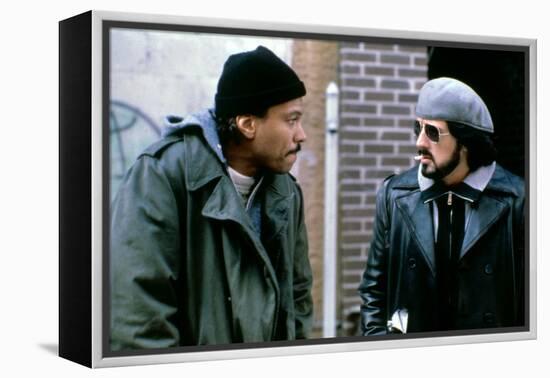 NIGHTHAWKS, 1981 directed by BRUCE MALMUTH Billy Dee Williams and Sylvester Stallone (photo)-null-Framed Stretched Canvas