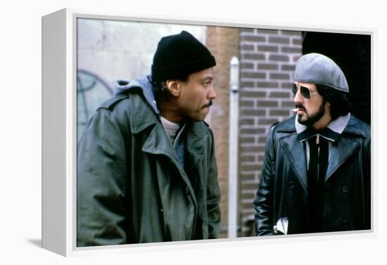 NIGHTHAWKS, 1981 directed by BRUCE MALMUTH Billy Dee Williams and Sylvester Stallone (photo)-null-Framed Stretched Canvas