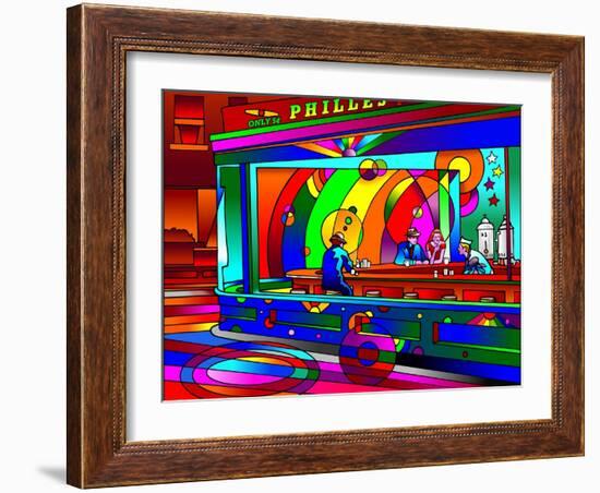 Nighthawks-Howie Green-Framed Giclee Print