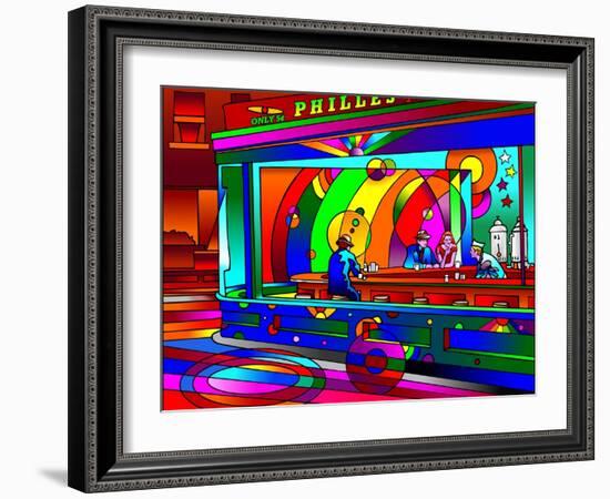 Nighthawks-Howie Green-Framed Giclee Print