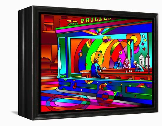 Nighthawks-Howie Green-Framed Premier Image Canvas