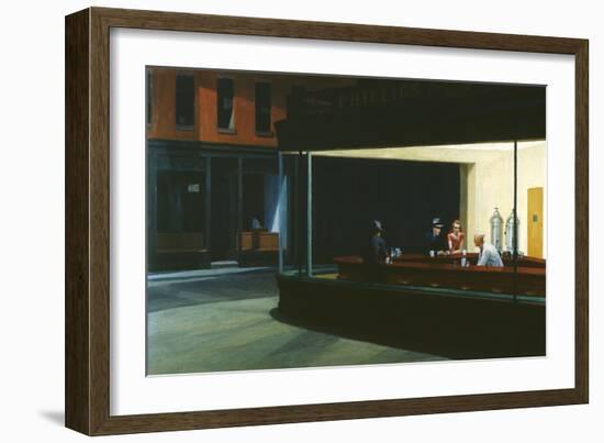 Nighthawks-Edward Hopper-Framed Giclee Print