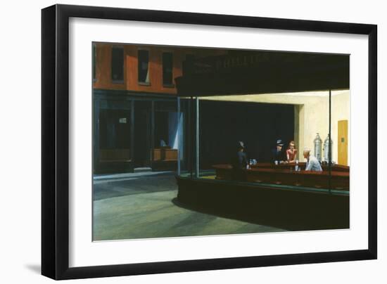 Nighthawks-Edward Hopper-Framed Giclee Print