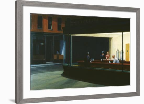 Nighthawks-Edward Hopper-Framed Giclee Print