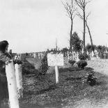 Damaged Graves, Old Communal Cemetery, Ypres, Belgium, World War I, C1914-C1918-Nightingale & Co-Giclee Print