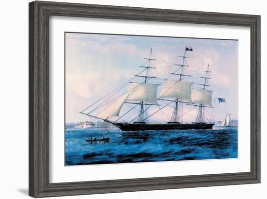 Nightingale-Currier & Ives-Framed Art Print