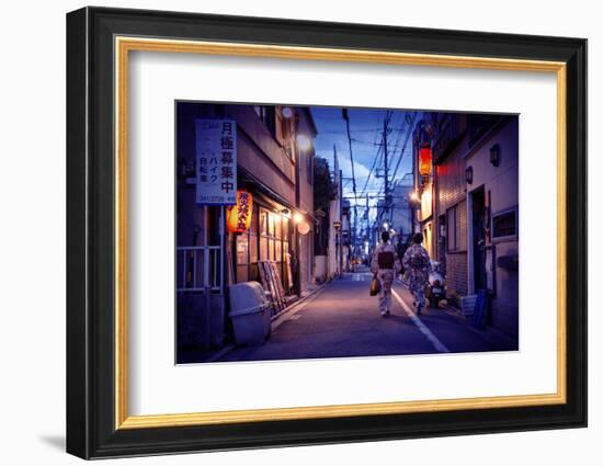NightLife Japan Collection - Back from work-Philippe Hugonnard-Framed Photographic Print