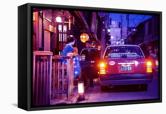 NightLife Japan Collection - Geisha Taxi-Philippe Hugonnard-Framed Premier Image Canvas