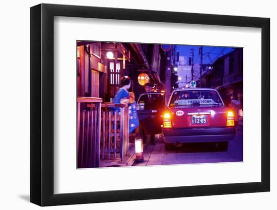 NightLife Japan Collection - Geisha Taxi-Philippe Hugonnard-Framed Photographic Print