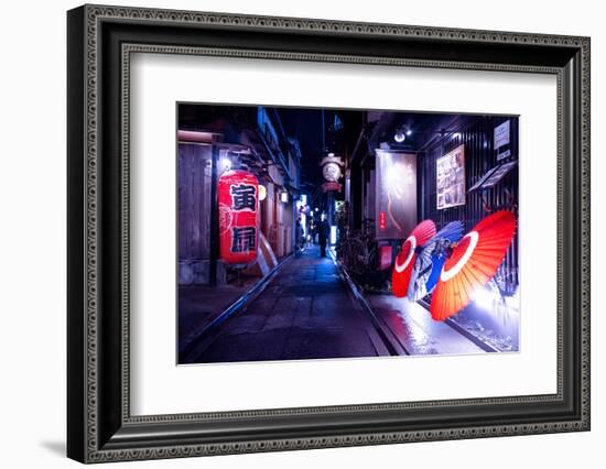 NightLife Japan Collection - Japanese Parasols-Philippe Hugonnard-Framed Photographic Print