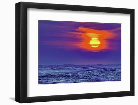 Nightly ritual on Pererenan Beach watching the amazing sunset on Bali, Indonesia-Greg Johnston-Framed Photographic Print