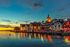 Shipyard at Sunset-Nightman1965-Photographic Print