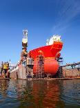 Tanker in Dry Dock-Nightman1965-Photographic Print