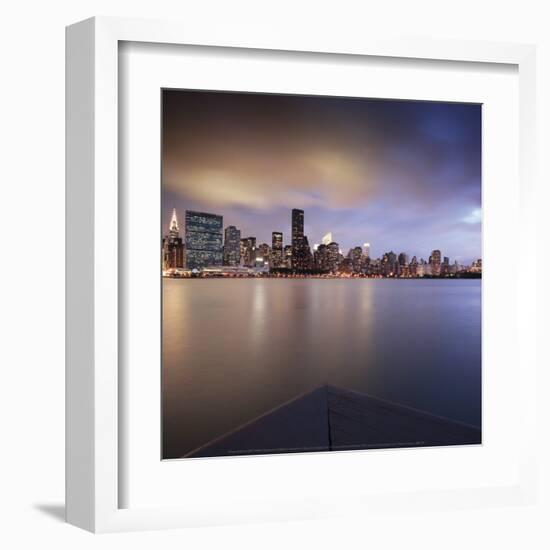 Nightmood of Midtown Manhattan-Torsten Hoffmann-Framed Art Print