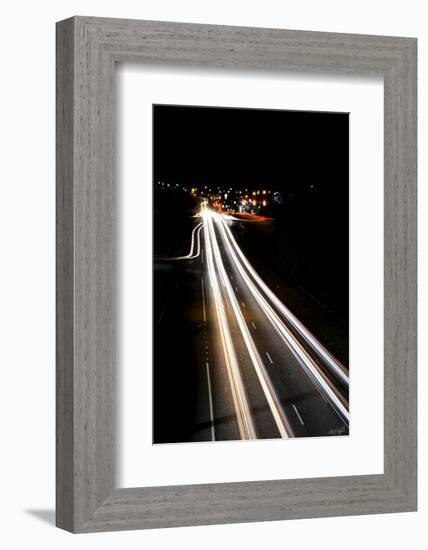 Nights Neon Lines 3-null-Framed Photographic Print