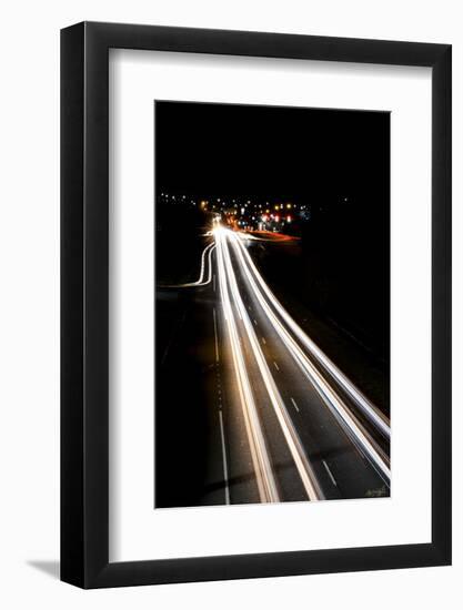 Nights Neon Lines 3-null-Framed Photographic Print