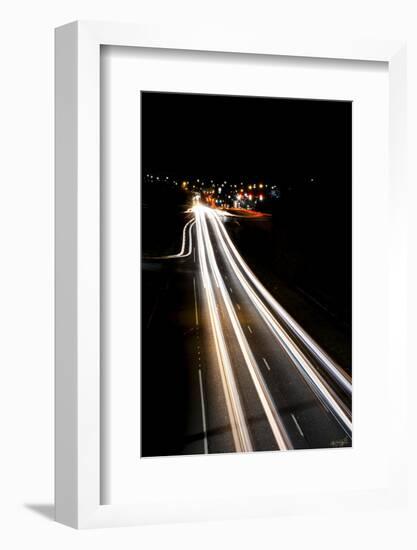 Nights Neon Lines 3-null-Framed Photographic Print