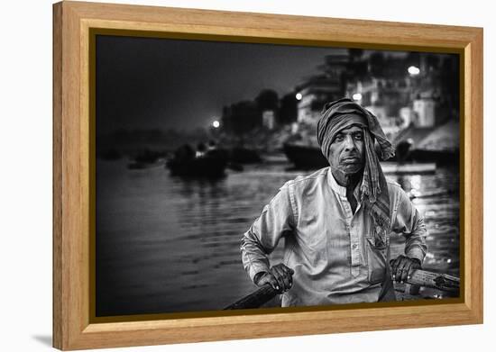 Nights on the Ganges-Piet Flour-Framed Premier Image Canvas