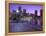 Nighttime Boston, Massachusetts-John Coletti-Framed Premier Image Canvas