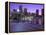 Nighttime Boston, Massachusetts-John Coletti-Framed Premier Image Canvas