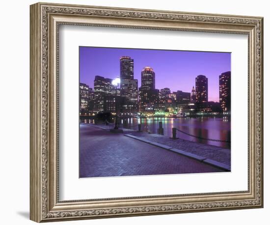 Nighttime Boston, Massachusetts-John Coletti-Framed Photographic Print