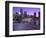 Nighttime Boston, Massachusetts-John Coletti-Framed Photographic Print