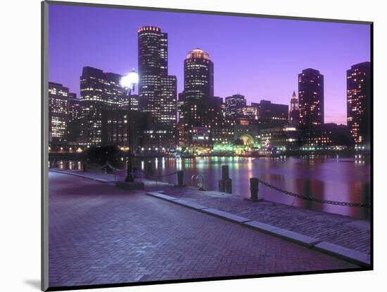 Nighttime Boston, Massachusetts-John Coletti-Mounted Photographic Print