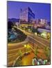 Nighttime Look at Downtown, Boise, Idaho-Chuck Haney-Mounted Photographic Print