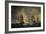 Nighttime Naval Battle Near St. Vincent (On January 16Th, 1780)-Thomas Luny-Framed Giclee Print