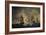 Nighttime Naval Battle Near St. Vincent (On January 16Th, 1780)-Thomas Luny-Framed Giclee Print