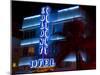 Nighttime View of Art Deco Colony Hotel, South Beach, Miami, Florida, USA-Nancy & Steve Ross-Mounted Photographic Print