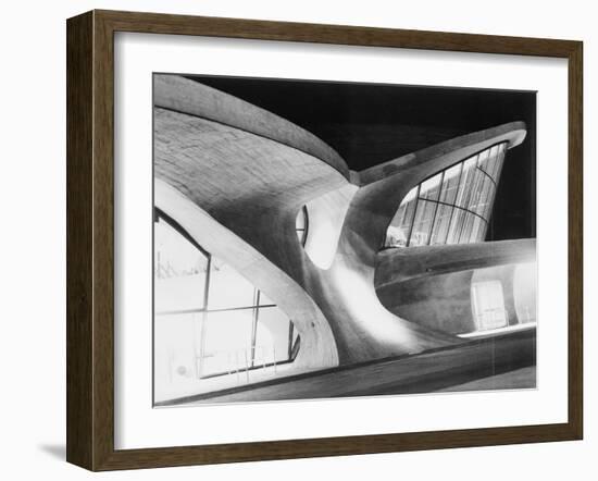 Nighttime View of Jfk Airport Terminal-null-Framed Photographic Print