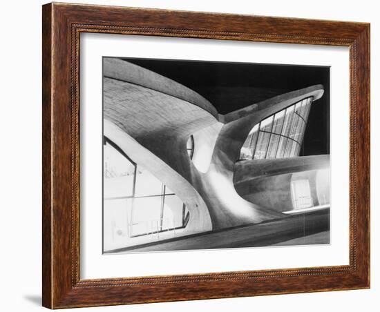 Nighttime View of Jfk Airport Terminal-null-Framed Photographic Print