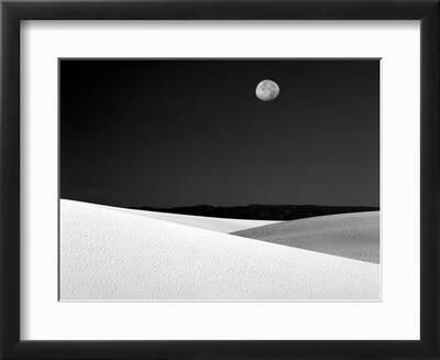 Nighttime with Full Moon Over the Desert, White Sands National Monument,  New Mexico, USA' Photographic Print - Jim Zuckerman | Art.com