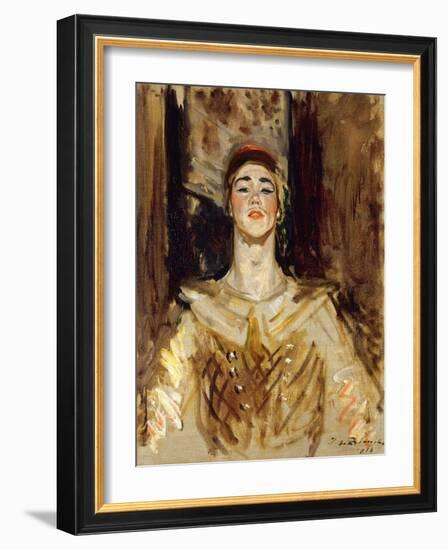 Nijinsky in Les Orientales-Jacques-Emile Blanche-Framed Giclee Print