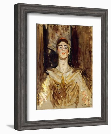 Nijinsky in Les Orientales-Jacques-Emile Blanche-Framed Giclee Print