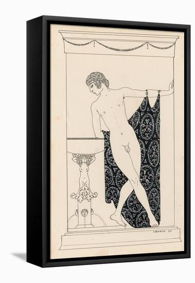 Nijinsky in 'Narcisse', 1911-Georges Barbier-Framed Premier Image Canvas