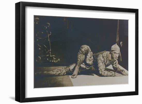 Nijinsky Performing the Danse Siamoise from 'Les Orientales' by Foquine-French Photographer-Framed Photographic Print