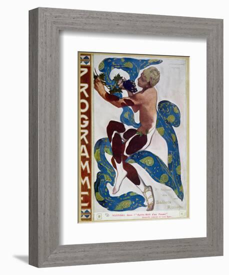 Nijinsky's Faun Costume in "L'Apres Midi D'Un Faune" by Claude Debussy-Leon Bakst-Framed Giclee Print