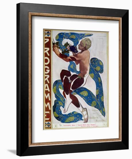 Nijinsky's Faun Costume in "L'Apres Midi D'Un Faune" by Claude Debussy-Leon Bakst-Framed Giclee Print