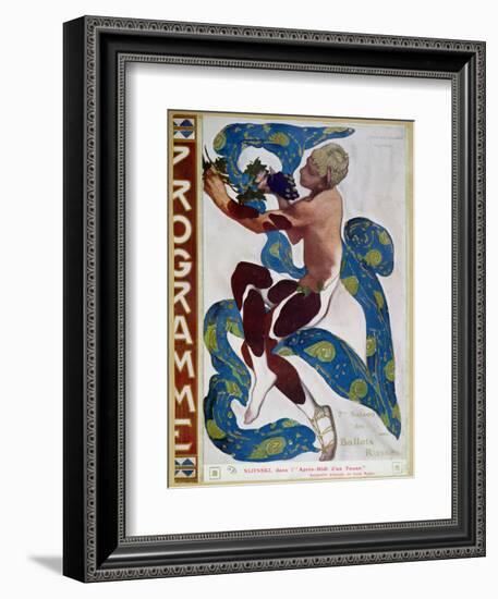 Nijinsky's Faun Costume in "L'Apres Midi D'Un Faune" by Claude Debussy-Leon Bakst-Framed Giclee Print