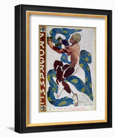 Nijinsky's Faun Costume in "L'Apres Midi D'Un Faune" by Claude Debussy-Leon Bakst-Framed Giclee Print