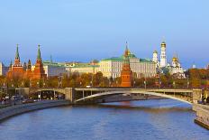 Kremlin on Sunset - Autumn in Moscow Russia-Nik_Sorokin-Framed Photographic Print