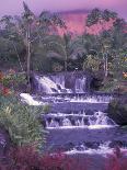 Tabacon Hot Springs, Arenal Volcano, Costa Rica-Nik Wheeler-Framed Premier Image Canvas