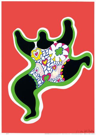 Leaping Nana, part of the series Nana Power, 1970' Art Print - Niki De  Saint Phalle | Art.com